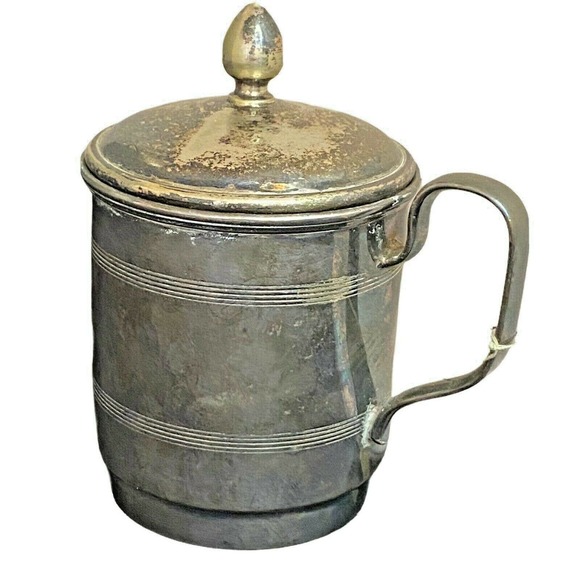 Antique EPNS 4303 Silver Single Serve Teapot Strainer Infuser Made In England - Picture 1 of 12